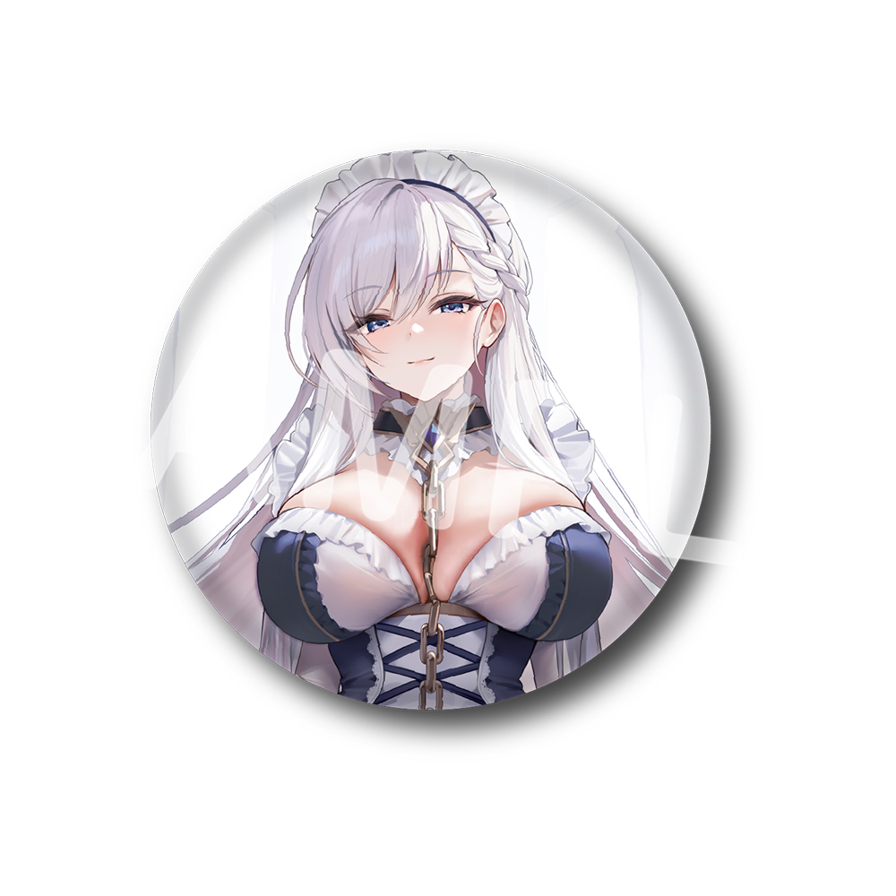 アズールレーン　ベルファスト　缶バッジ Yostar OFFICIAL SHOP