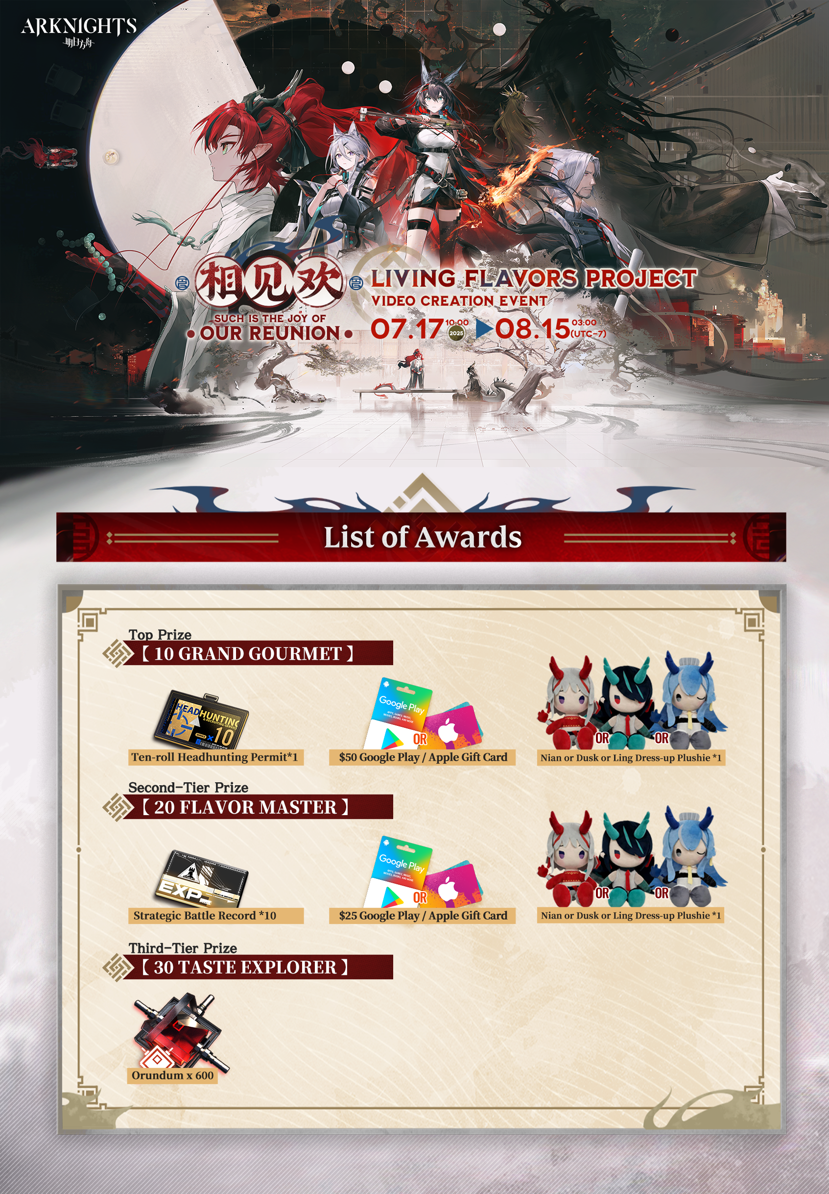 CONTEST Living Flavors Project